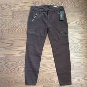 Mavi Dark Brown Cargo Pants for Men